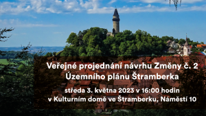 Veřejné projednání návrhu Změny č. 2 Územního plánu Štramberka