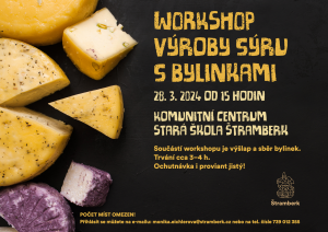Worskop – výroba sýru s bylinkami – 28. 3. 2024 od 15.00