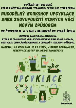 Upcyklace s paní Jalůvkovou – 18. dubna od 16.00 hodin