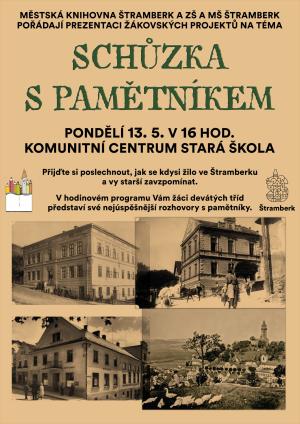 Schůzka s pamětníkem – 13. května 2024 od 16.00 hodin