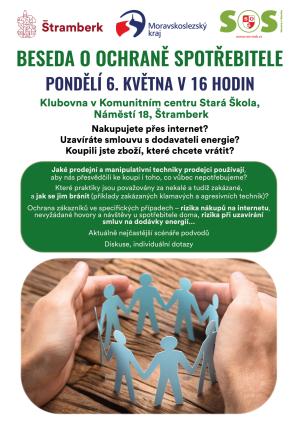 Beseda o ochraně spotřebitele – 6. května od 18.00 hodin