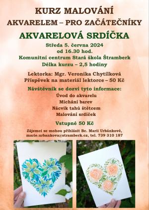 Kurz akvarelu pro začátečníky – 5. dubna 2024 od 16.30 hodin