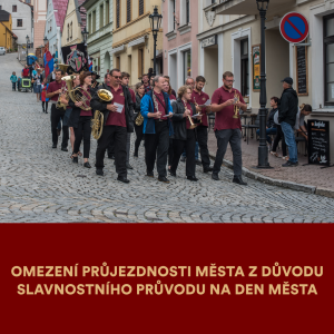 Omezení průjezdnosti města z důvodu slavnostního průvodu na Den města