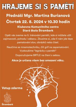 Trénování paměti – 22. srpna 2024 od 10.30 hodin
