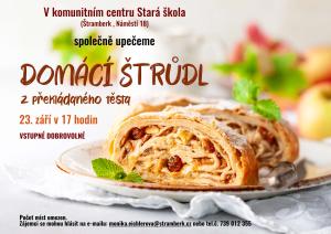 Domácí štrůdl z překládaného listového těsta – 23. září 2024 od 17.00 hodin