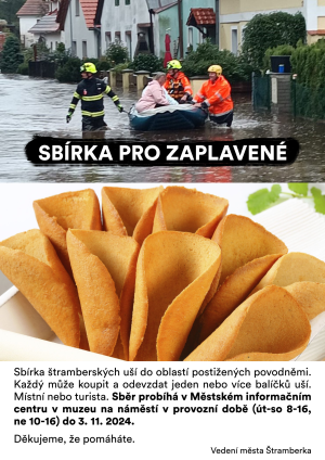 Sbírka štramberských uší pro děti do zaplavených oblastí našeho kraje