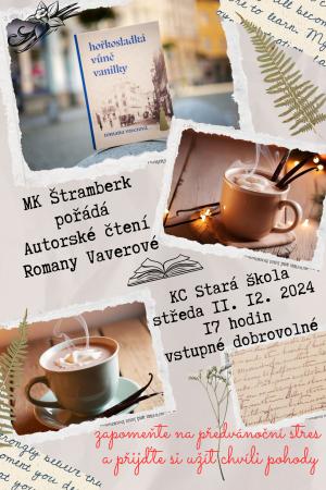 Hořkosladká vůně vanilky – autorské čtení v knihovně