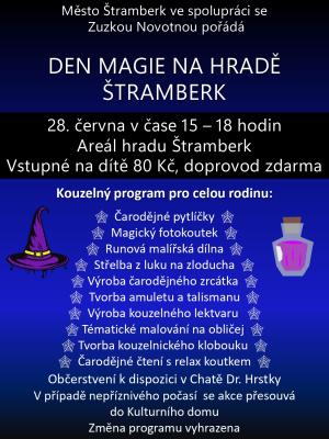 Zahájení prázdnin - Den magie na hradě Štramberk 1