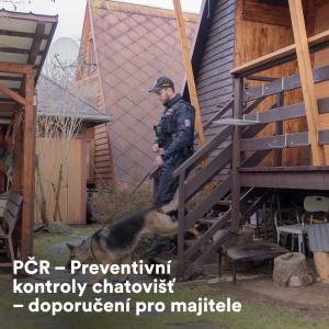 Policie ČR – Preventivní kontroly chatovišť – doporučení pro majitele