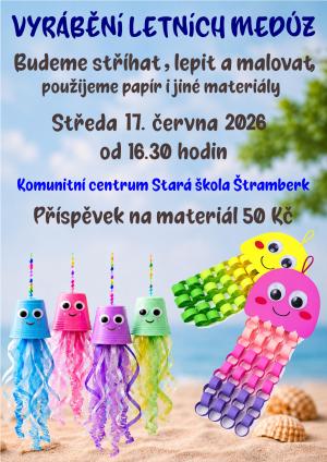 Vyrábění letních medúz
